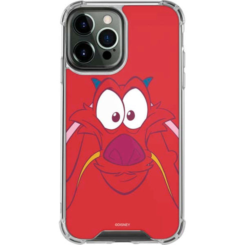 Disney Mulan Mushu iPhone 14 Pro Max Clear Case