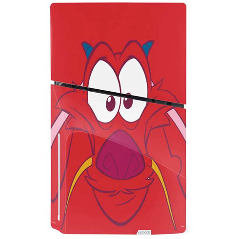 Disney Mulan Mushu PS5 Slim Disk Console Skin