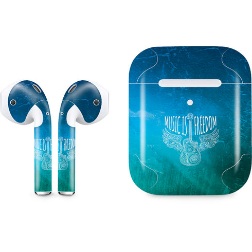 Music Is Freedom Apple AirPods 2 Skin