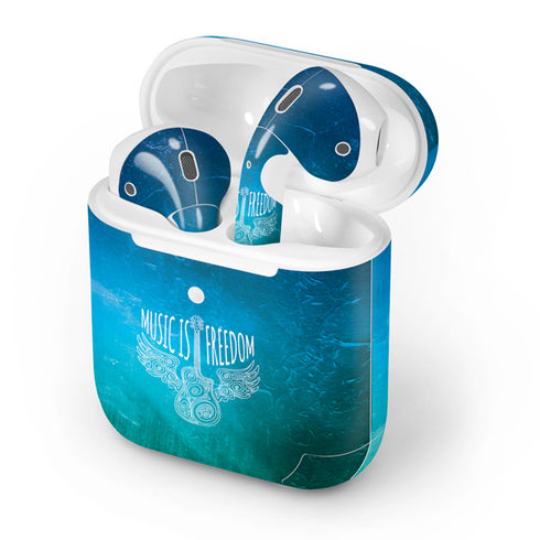Music Is Freedom Apple AirPods 2 Skin
