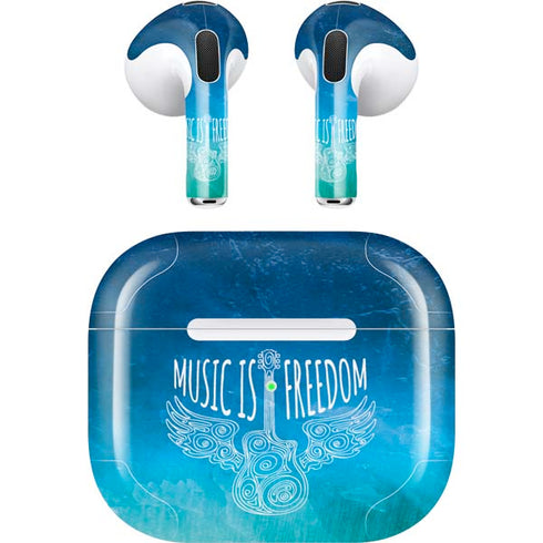 Music Is Freedom Apple AirPods (3rd Gen 2021) Skin
