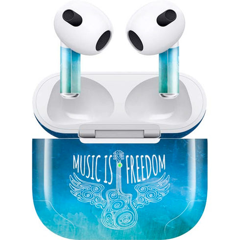 Music Is Freedom Apple AirPods (3rd Gen 2021) Skin
