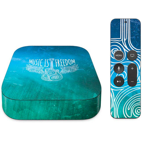 Music Is Freedom Apple TV Skin