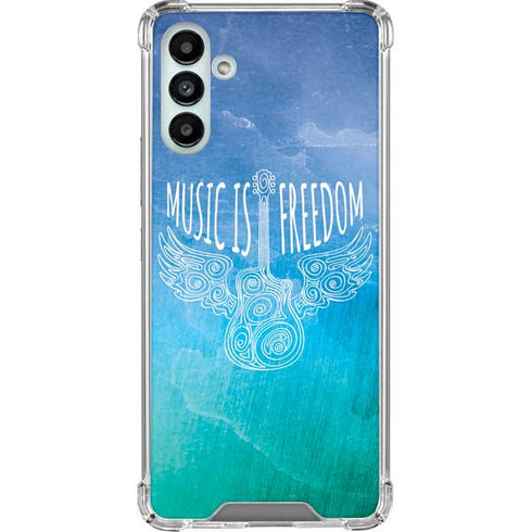 Music Is Freedom Galaxy A13 5G Clear Case