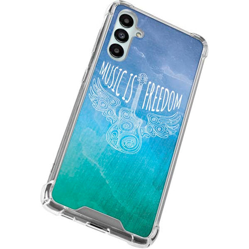 Music Is Freedom Galaxy A15 5G Clear Case