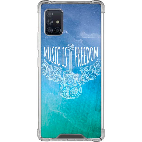 Music Is Freedom Galaxy A51 5G Clear Case