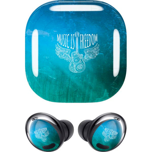 Music Is Freedom Galaxy Buds Pro Skin
