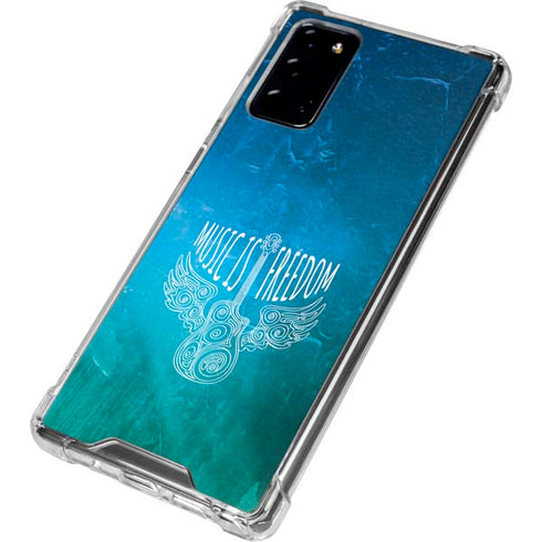 Music Is Freedom Galaxy Note20 5G Clear Case