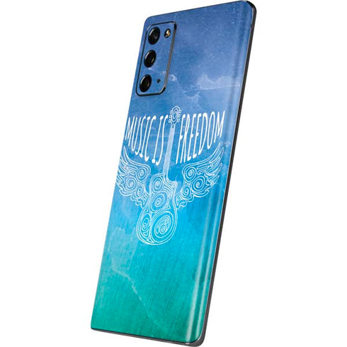 Music Is Freedom Galaxy Note20 5G Skin