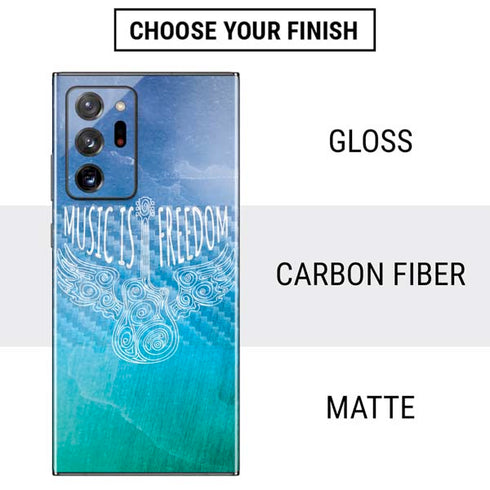 Music Is Freedom Galaxy Note20 Ultra 5G Skin
