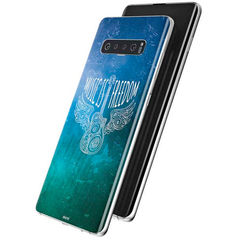 Music Is Freedom Galaxy S10 Plus Skin