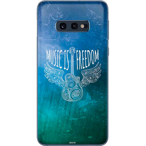Music Is Freedom Galaxy S10e Skin