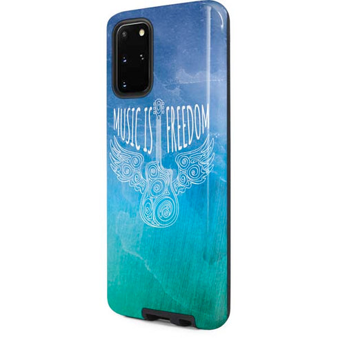 Music Is Freedom Galaxy S20 Plus Pro Case