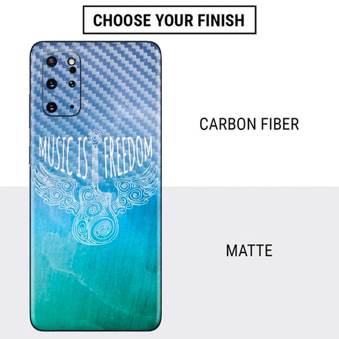 Music Is Freedom Galaxy S20 Plus Skin