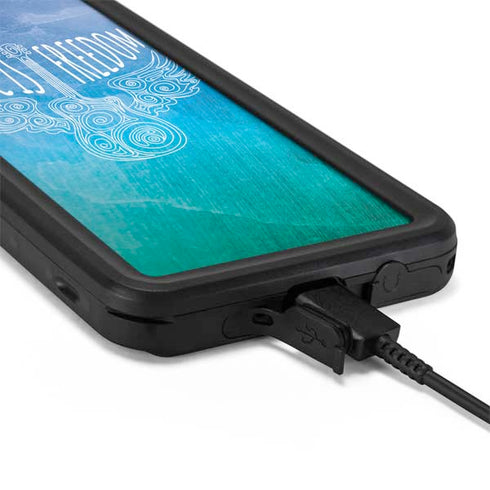 Music Is Freedom Galaxy S20 Plus Waterproof Case