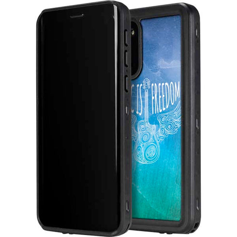 Music Is Freedom Galaxy S20 Waterproof Case