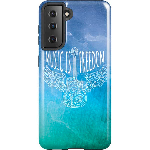 Music Is Freedom Galaxy S21 5G Pro Case
