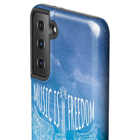 Music Is Freedom Galaxy S21 FE Pro Case