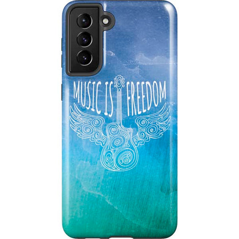 Music Is Freedom Galaxy S21 Plus 5G Pro Case