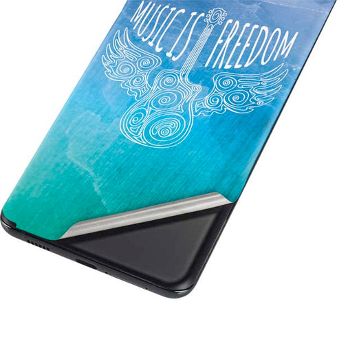Music Is Freedom Galaxy S21 Plus 5G Skin