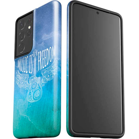 Music Is Freedom Galaxy S21 Ultra 5G Pro Case