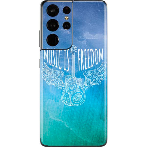 Music Is Freedom Galaxy S21 Ultra 5G Skin