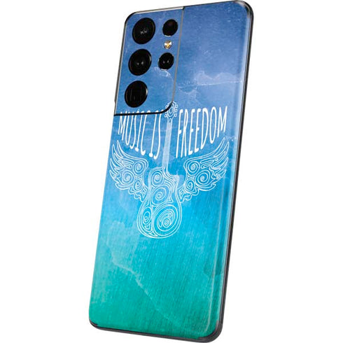 Music Is Freedom Galaxy S21 Ultra 5G Skin