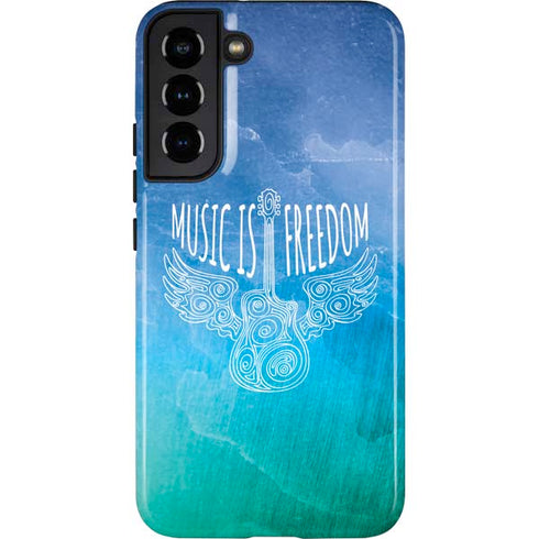 Music Is Freedom Galaxy S22 Plus Pro Case