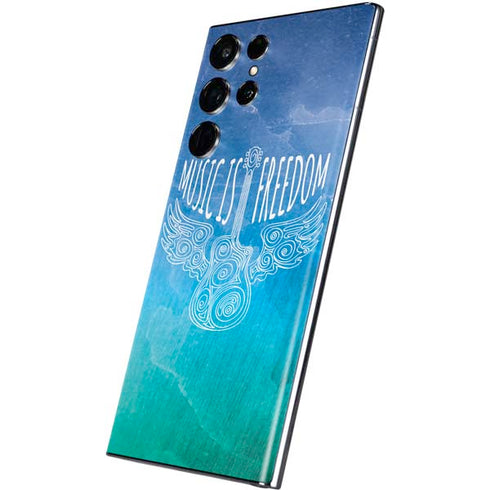 Music Is Freedom Galaxy S22 Ultra Skin