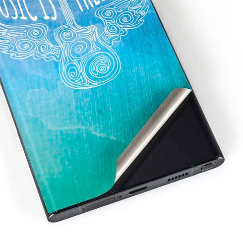 Music Is Freedom Galaxy S22 Ultra Skin