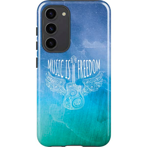 Music Is Freedom Galaxy S23 Plus Pro Case