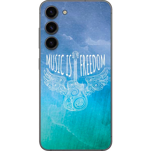 Music Is Freedom Galaxy S23 Plus Skin