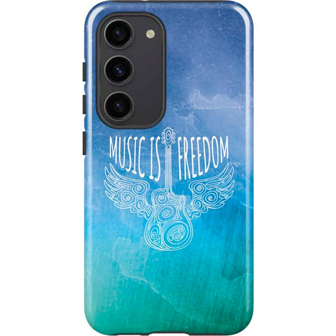Music Is Freedom Galaxy S23 Pro Case