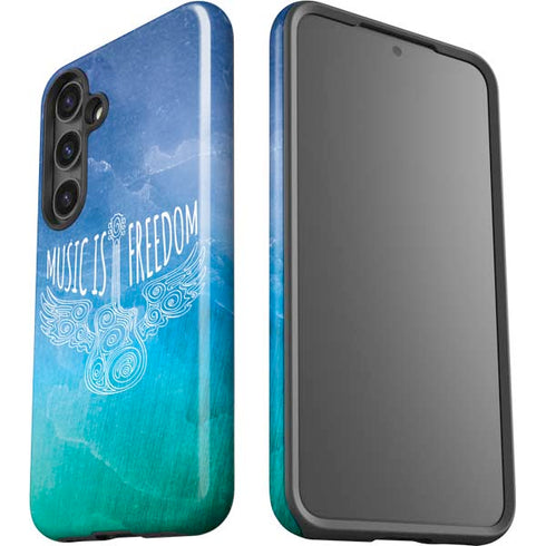 Music Is Freedom Galaxy S24 Plus Impact Case