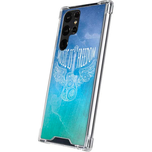 Music Is Freedom Galaxy S24 Ultra Clear Case