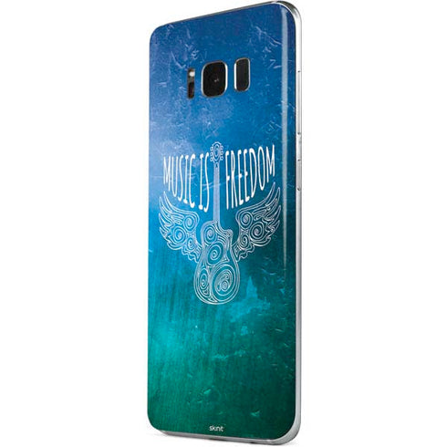 Music Is Freedom Galaxy S8 Plus Skin