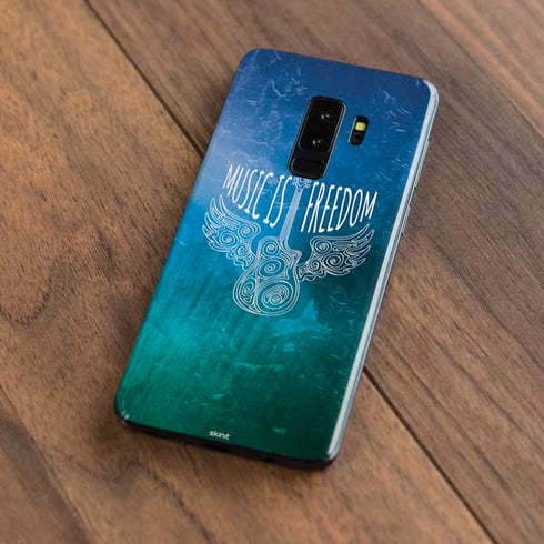 Music Is Freedom Galaxy S9 Plus Skin