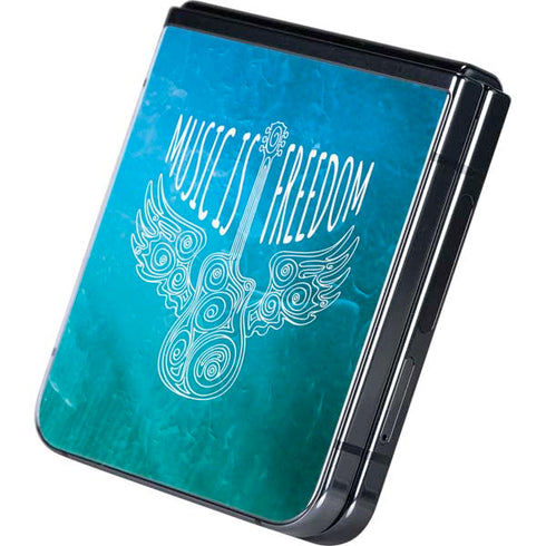 Music Is Freedom Galaxy Z Flip5 5G Skin