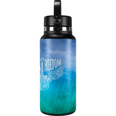 Music Is Freedom Hydro Flask 32oz Wide Mouth Skin