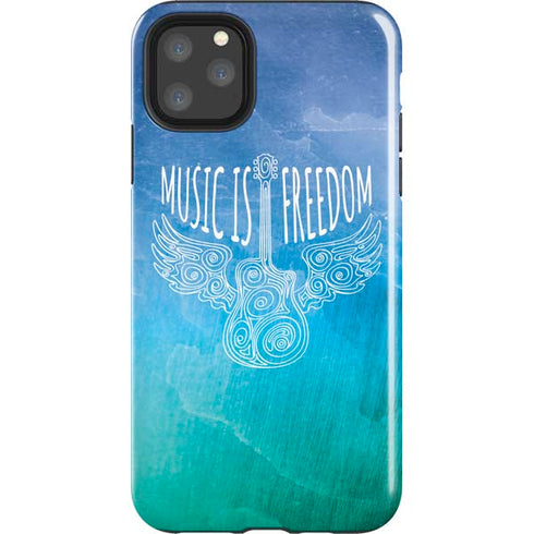 Music Is Freedom iPhone 11 Pro Max Impact Case