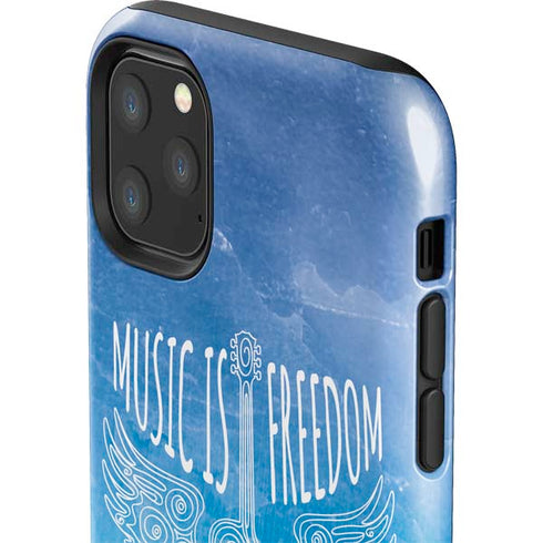 Music Is Freedom iPhone 11 Pro Max Impact Case
