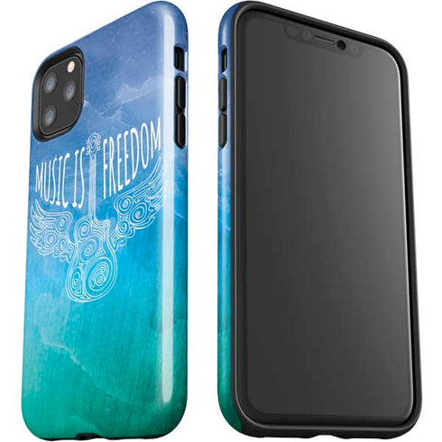 Music Is Freedom iPhone 11 Pro Max Impact Case