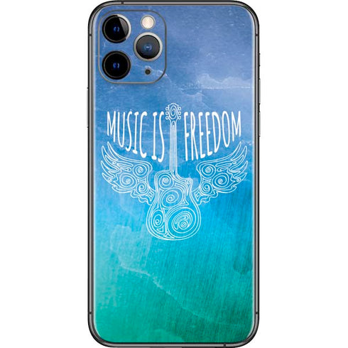 Music Is Freedom iPhone 11 Pro Skin