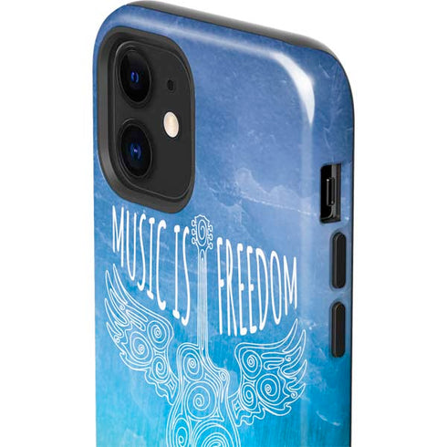 Music Is Freedom iPhone 12 Impact Case