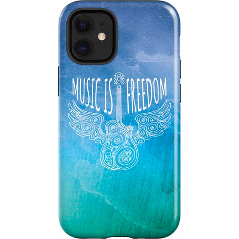 Music Is Freedom iPhone 12 Mini Impact Case