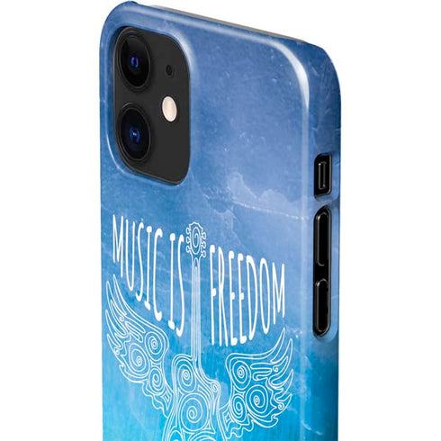 Music Is Freedom iPhone 12 Mini Lite Case