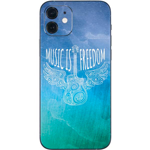 Music Is Freedom iPhone 12 Mini Skin