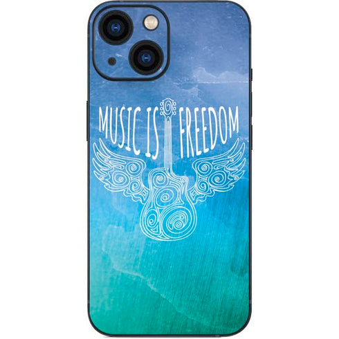 Music Is Freedom iPhone 13 Mini Skin