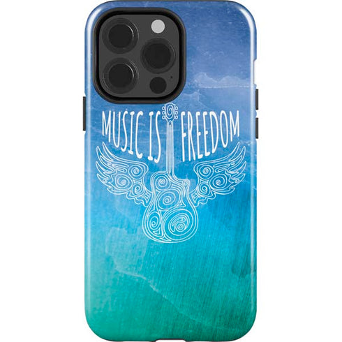 Music Is Freedom iPhone 15 Pro Impact Case