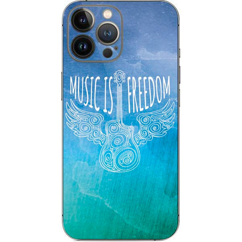 Music Is Freedom iPhone 14 Pro Max Skin